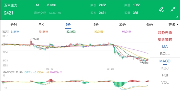 玉米期货价格出现较大回落 后市还能再涨回去吗