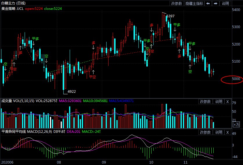 白糖陷入下跌泥潭 能否守住5000关键位